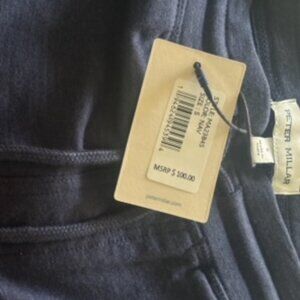 NWT Peter Millar Mens Small Navy Blue MA23B45 Comfort Relax ONLY $34ORIG $100